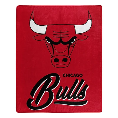 The Northwest Group  Chicago Bulls 50" x 60" Signature Raschel Plush Throw Blanket