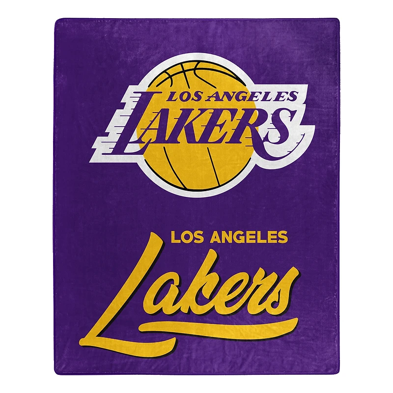 The Northwest Group  Los Angeles Lakers 50" x 60" Signature Raschel Plush Throw Blanket