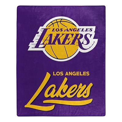 The Northwest Group  Los Angeles Lakers 50" x 60" Signature Raschel Plush Throw Blanket