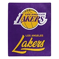 The Northwest Group  Los Angeles Lakers 50" x 60" Signature Raschel Plush Throw Blanket