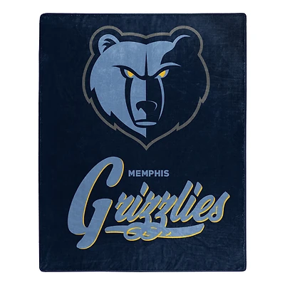 The Northwest Group  Memphis Grizzlies 50" x 60" Signature Raschel Plush Throw Blanket