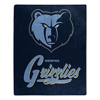 The Northwest Group  Memphis Grizzlies 50" x 60" Signature Raschel Plush Throw Blanket