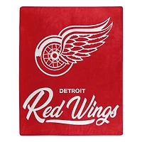 The Northwest Group  Detroit Red Wings 50" x 60" Signature Raschel Plush Throw Blanket