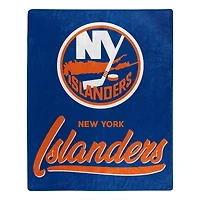 The Northwest Group  New York Islanders 50" x 60" Signature Raschel Plush Throw Blanket
