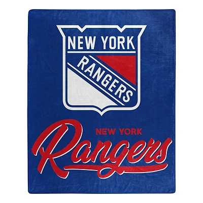 The Northwest Group  New York Rangers 50" x 60" Signature Raschel Plush Throw Blanket