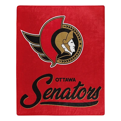 The Northwest Group  Ottawa Senators 50" x 60" Signature Raschel Plush Throw Blanket
