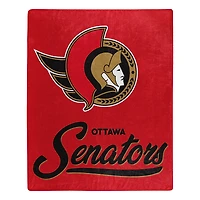 The Northwest Group  Ottawa Senators 50" x 60" Signature Raschel Plush Throw Blanket