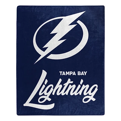 The Northwest Group  Tampa Bay Lightning 50" x 60" Signature Raschel Plush Throw Blanket