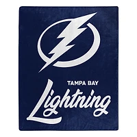 The Northwest Group  Tampa Bay Lightning 50" x 60" Signature Raschel Plush Throw Blanket