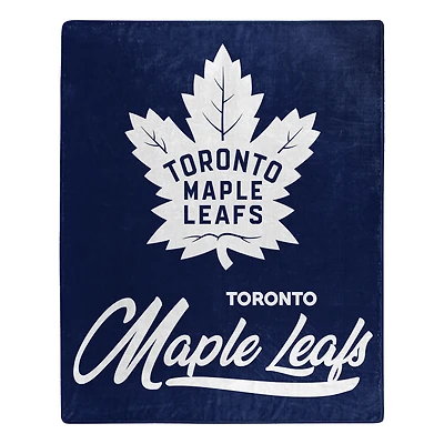 The Northwest Group  Toronto Maple Leafs 50" x 60" Signature Raschel Plush Throw Blanket