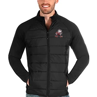 Men's Antigua Black Cleveland Browns Altitude Full-Zip Jacket