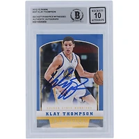 Klay Thompson Golden State Warriors Autographed 2012-13 Panini #207 Beckett Fanatics Witnessed Authenticated 10 Rookie Card