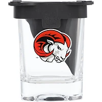 Winston-Salem State Rams 10oz. Ice Wedge Glass