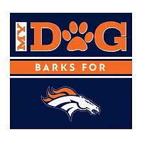 Imperial  Denver Broncos 10" x 10.5" Dog Barks Wall Art