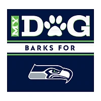 Imperial  Seattle Seahawks 10" x 10.5" Dog Barks Wall Art