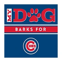 Imperial  Chicago Cubs 10" x 10.5" Dog Barks Wall Art