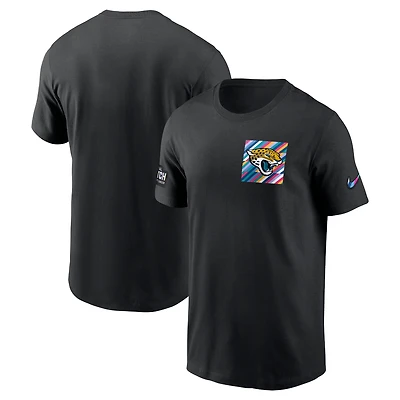 Men's Nike Black Jacksonville Jaguars Crucial Catch Sideline Tri-Blend T-Shirt