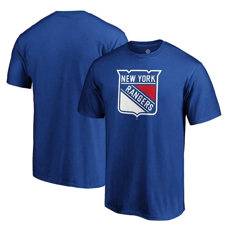 Men's Blue New York Rangers Primary Logo T-Shirt
