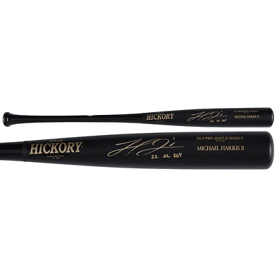 Michael Harris II Atlanta Braves Autographed Old Hickory Game Model Bat with ''22 NL ROY'' Inscription