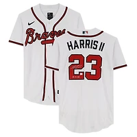 Michael Harris II Atlanta Braves Autographed White Nike Authentic Jersey with "22 NL ROY" Inscription