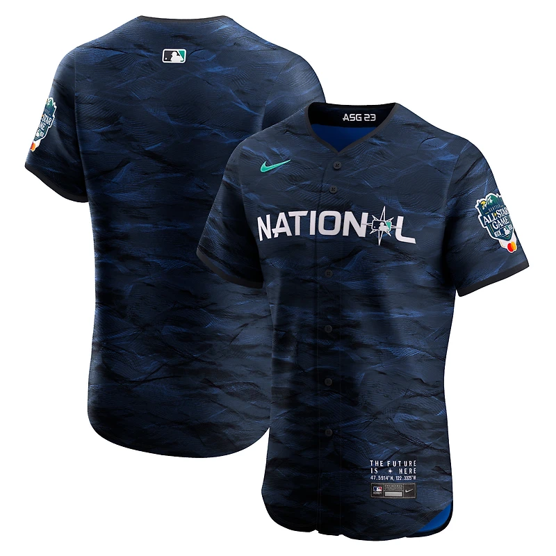 Men's Nike  Royal National League 2023 MLB All-Star Game Vapor Premier Elite Jersey