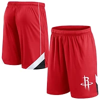 Men's Fanatics Red Houston Rockets Slice Shorts