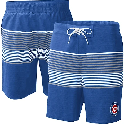 Men's G-III Sports by Carl Banks  Royal Chicago Cubs Coastline Volley Swim Shorts
