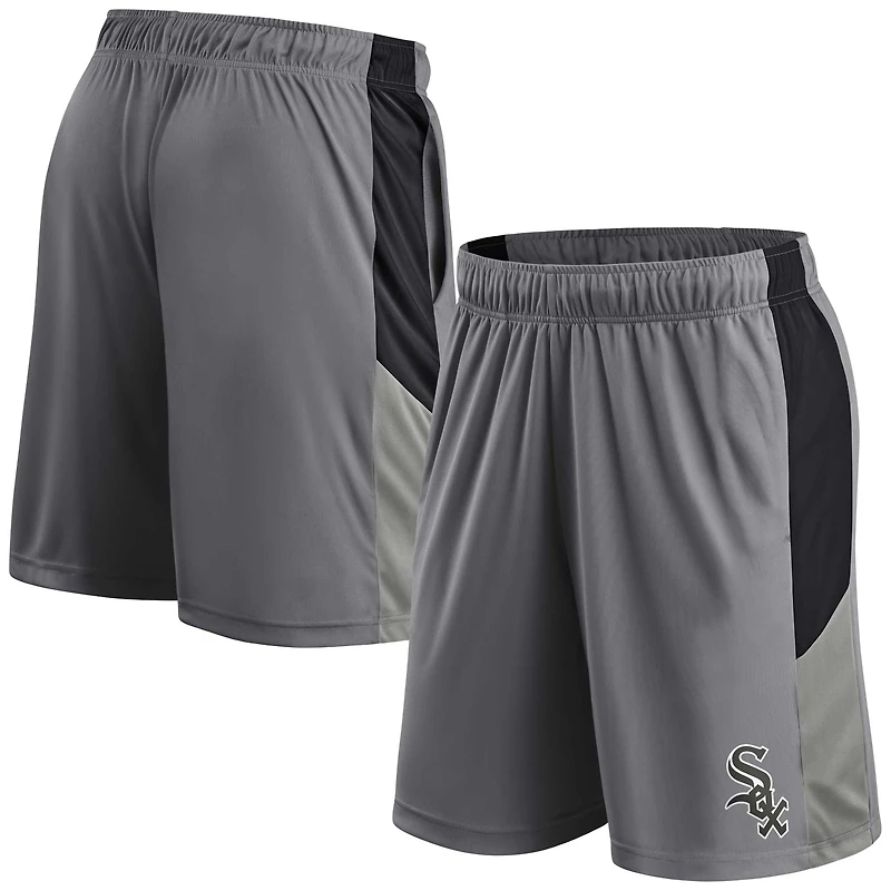 Men's Profile Gray/Black Chicago White Sox Team Shorts