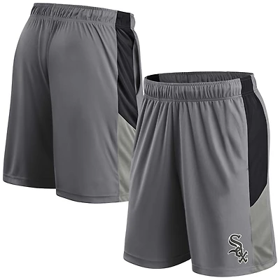 Men's Profile Gray/Black Chicago White Sox Team Shorts
