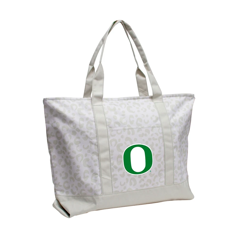Oregon Ducks Leopard Pattern Tote