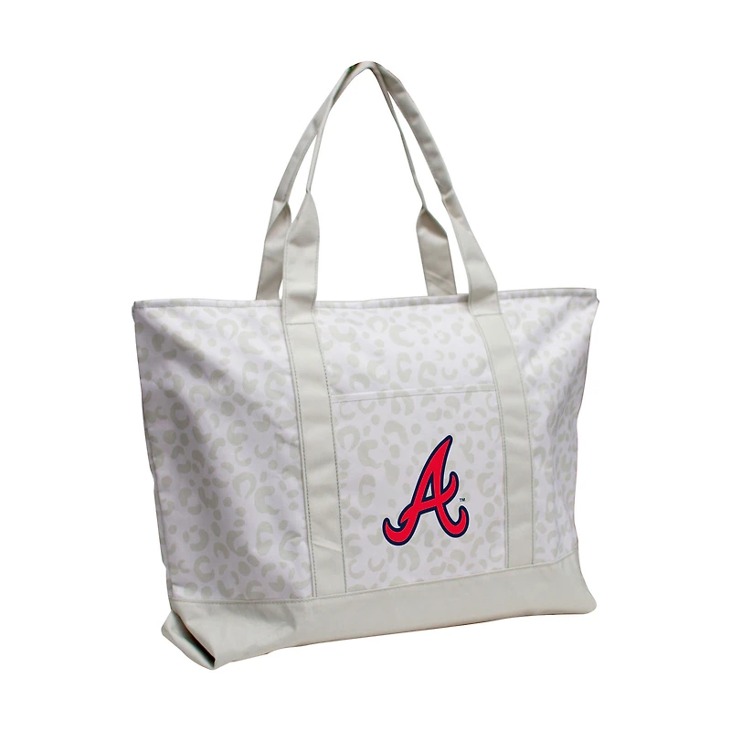 Atlanta Braves Leopard Pattern Tote