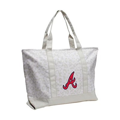 Atlanta Braves Leopard Pattern Tote