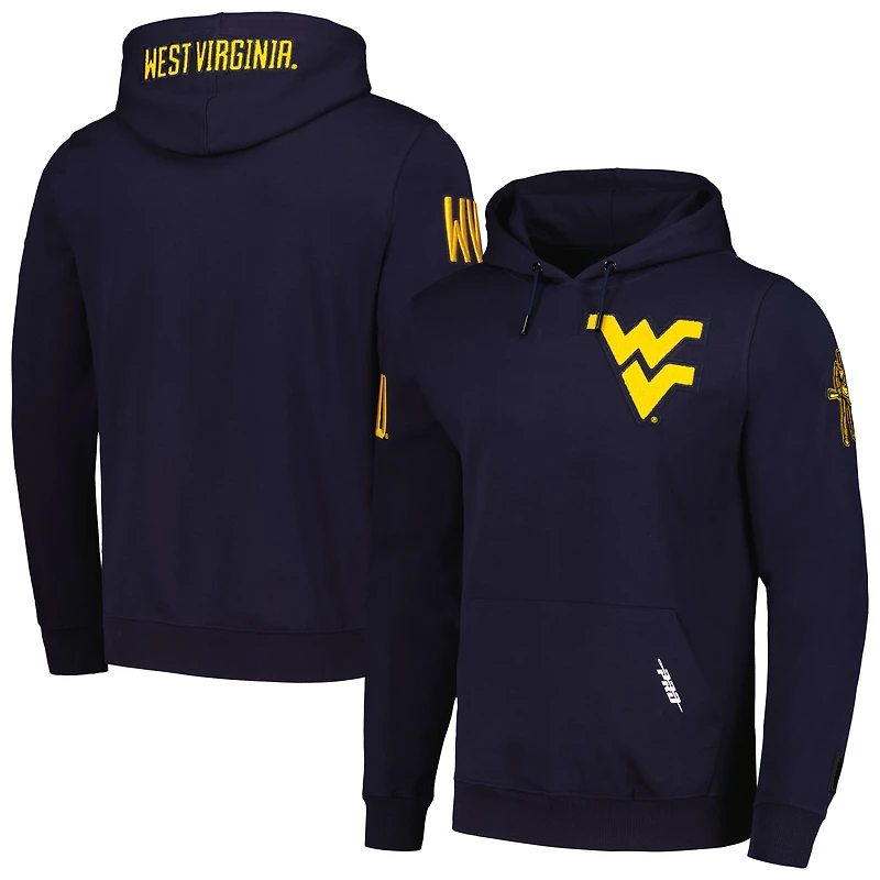 Men's Pro Standard Navy West Virginia Mountaineers Classic Pullover Hoodie