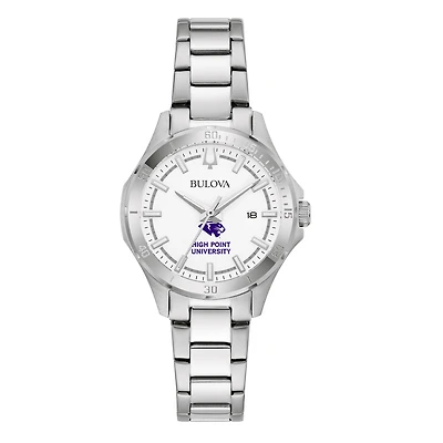 Women's Bulova Silver High Point Panthers Stainless Steel Classic Sport Watch