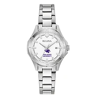 Women's Bulova Silver High Point Panthers Stainless Steel Classic Sport Watch