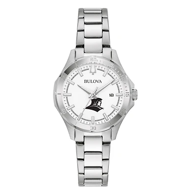 Women's Bulova Silver Providence Friars Stainless Steel Classic Sport Watch