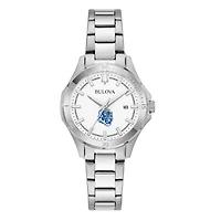 Women's Bulova Silver Memphis Tigers Stainless Steel Classic Sport Watch