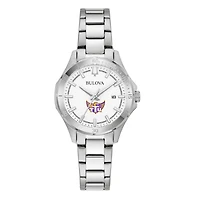 Women's Bulova Silver Tennessee Tech Golden Eagles Stainless Steel Classic Sport Watch
