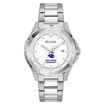 Bulova Silver High Point Panthers Stainless Steel Classic Sport Watch