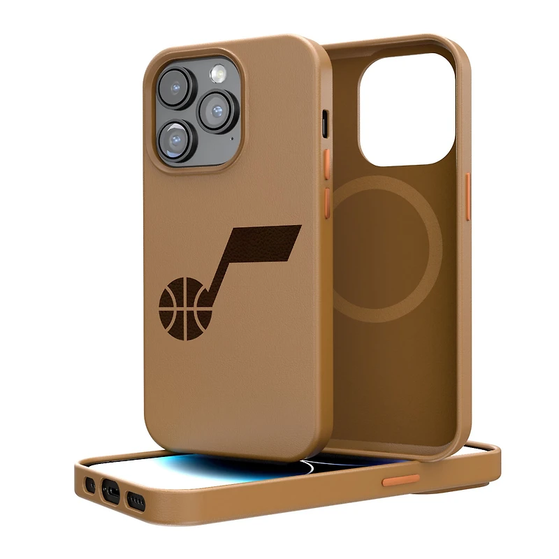Brown Utah Jazz iPhone Magnetic Bump Case