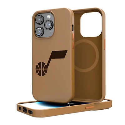 Brown Utah Jazz iPhone Magnetic Bump Case