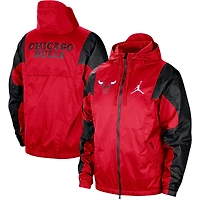 Men's Jordan Brand Red Chicago Bulls Authentic Statement Edition Full-Zip Windbreaker