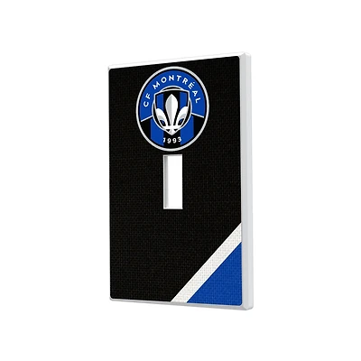 CF Montreal Diagonal Stripe Single Toggle Light Switch Plate