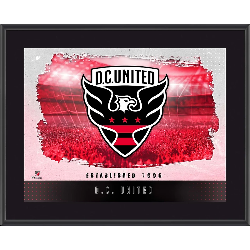 D.C. United 10.5" x 13" Sublimated Horizontal Team Logo Plaque