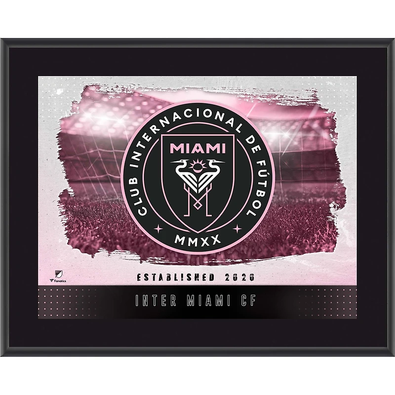 Inter Miami CF 10.5" x 13" Sublimated Horizontal Team Logo Plaque