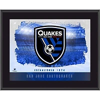 San Jose Earthquakes 10.5" x 13" Sublimated Horizontal Team Logo Plaque