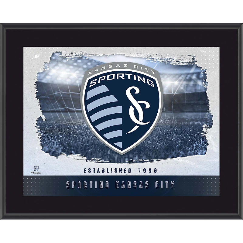 Sporting Kansas City 10.5" x 13" Sublimated Horizontal Team Logo Plaque