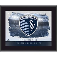 Sporting Kansas City 10.5" x 13" Sublimated Horizontal Team Logo Plaque