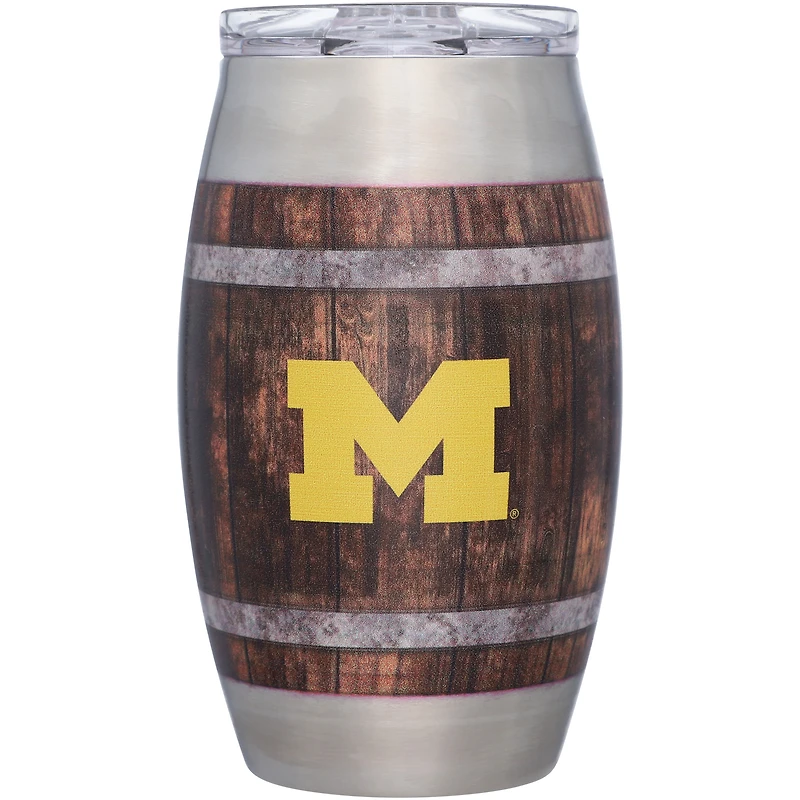 Michigan Wolverines 15oz. Barrel Tumbler