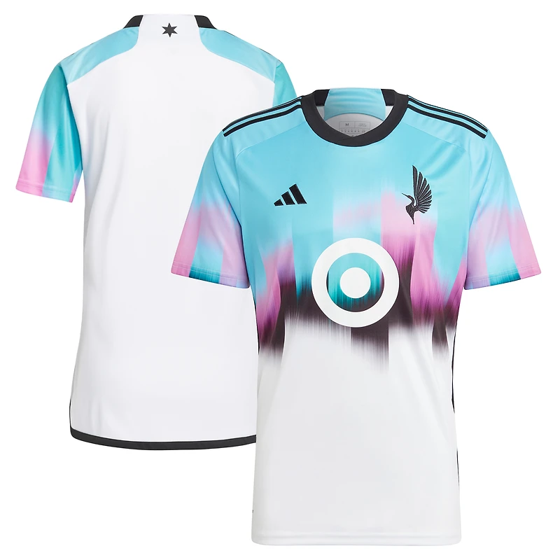 Men's adidas White Minnesota United FC 2023 The Northern Lights Kit Replica Jersey